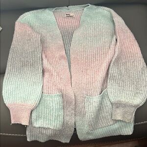 SO Pastel Gradient Kids Cardigan